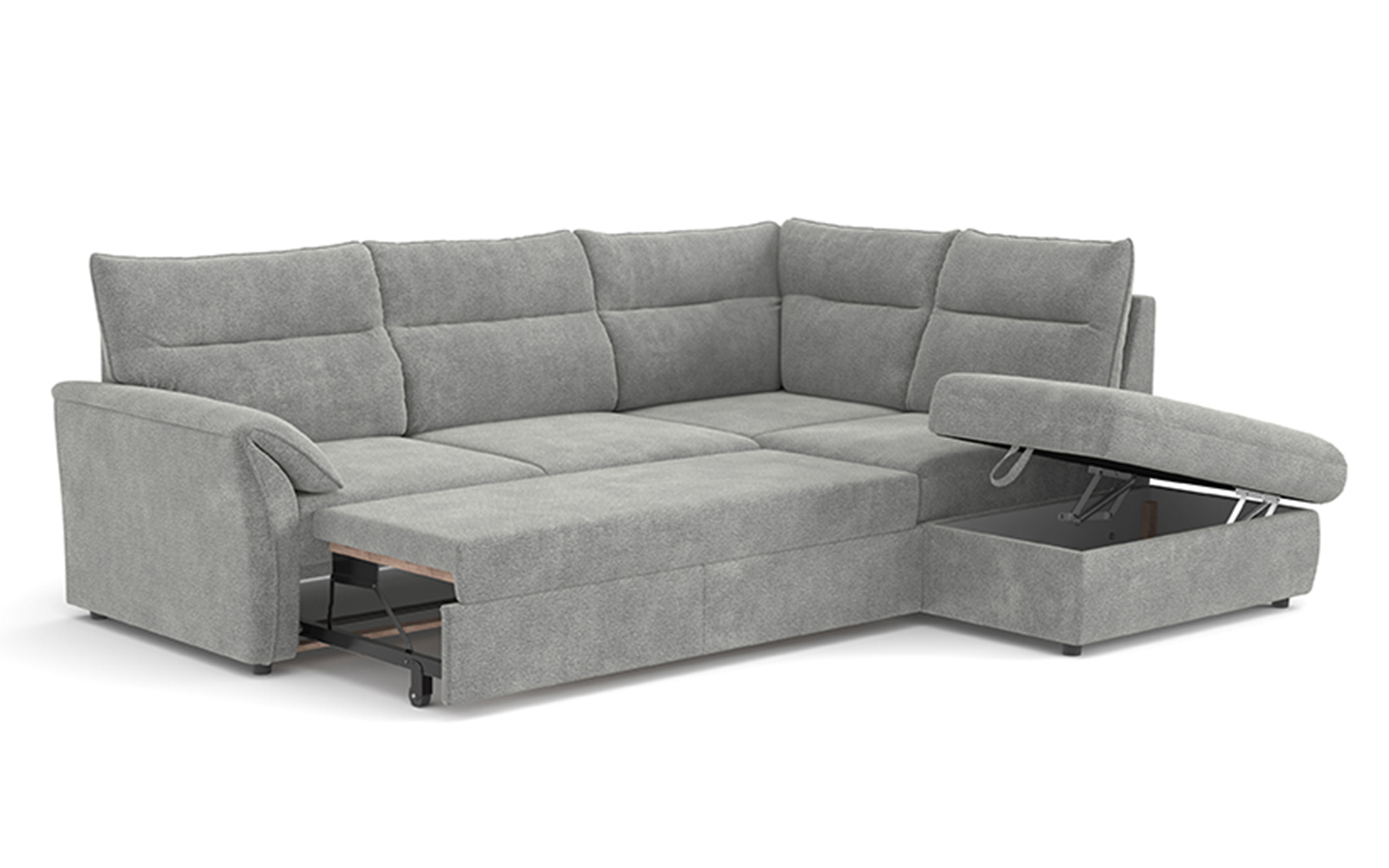 Coltar extensibil Parmo, gri deschis  9